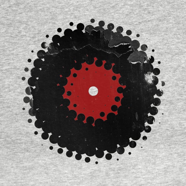 Vinyl Record with Halftone by ddtk